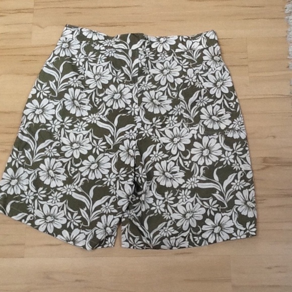 Tommy Jeans Hawaiian Green Swim Trunks Sz L - Picture 4 of 8